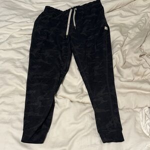 Vuori Black Camouflage Joggers